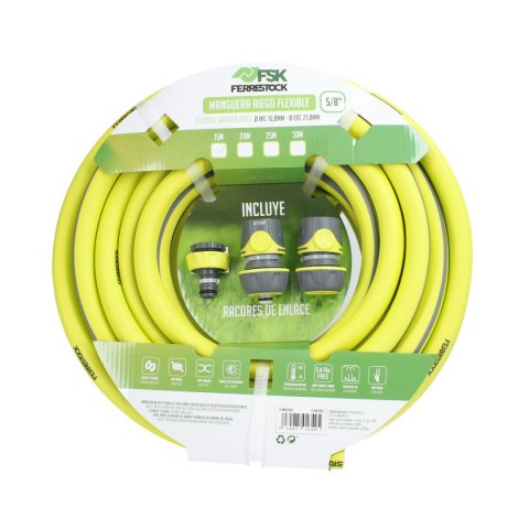 Wąż Ferrestock 5/8" Poliester 15 m Ø 15 mm Elastyczny