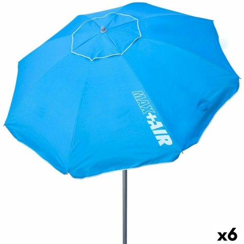 Parasol Aktive Niebieski 220 x 207,5 x 220 cm (6 Sztuk)