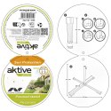 Podstawa pod parasol Aktive Biały Plastikowy Gąbka EPS 85 x 31 x 85 cm (4 Sztuk)