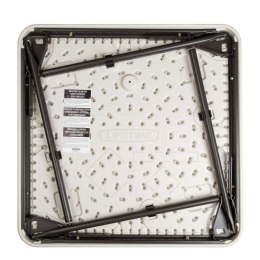 Stolik Dziecięcy Lifetime Biały Składany 61 x 53,5 x 61 cm Stal Plastikowy