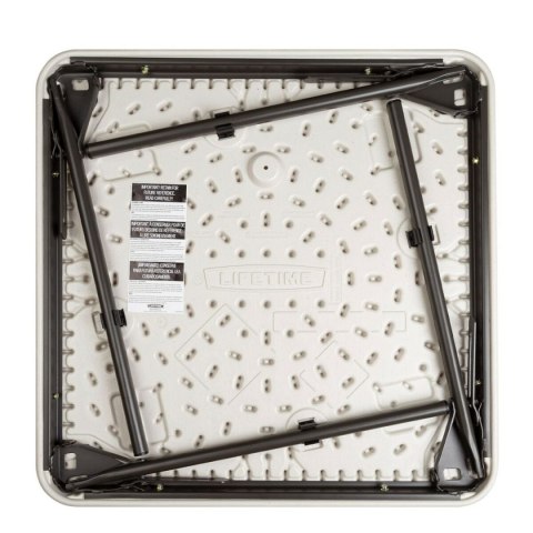 Stolik Dziecięcy Lifetime Biały Składany 61 x 53,5 x 61 cm Stal Plastikowy
