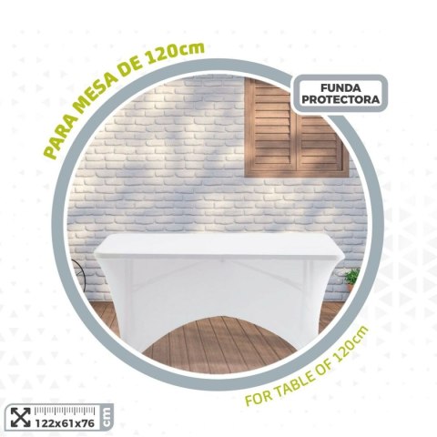 Torba Ochronna Aktive Biały 122 x 76 x 61 cm Stolik Akcesoria Pojazdy Droga (6 Sztuk)