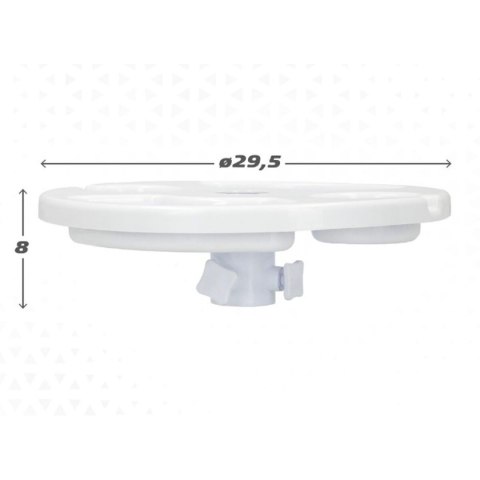 Uchwyt na kubek mocowany w drążku parasola Aktive 29,5 x 8 x 29,5 cm Slnečník (12 Sztuk)