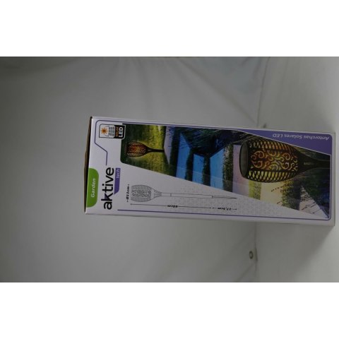 Zestaw solarnych palików ogrodowych Aktive 51 Plastikowy 11 x 77,5 x 11 cm (4 Sztuk)