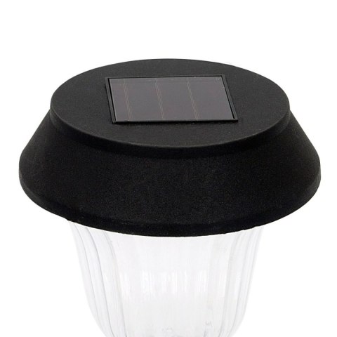 Zestaw solarnych palików ogrodowych Aktive 6 Części Stal nierdzewna Plastikowy 10 x 38 x 10 cm (4 Sztuk)