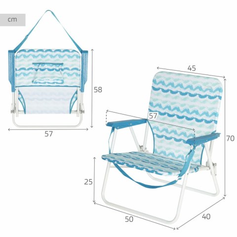 Fotel plażowy Aktive 45 x 70 x 40 cm (2 Sztuk)