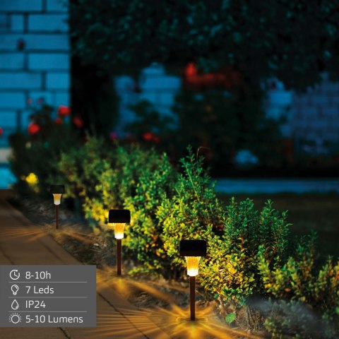 Lampa słoneczna Aktive 6 x 33 x 6 cm (6 Sztuk)