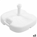 Podstawa pod parasol Aktive Biały Ø 32 mm Ø 20 mm 45 x 29 x 45 cm (5 Sztuk)