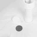 Podstawa pod parasol Aktive Biały Ø 32 mm Ø 20 mm 45 x 29 x 45 cm (5 Sztuk)