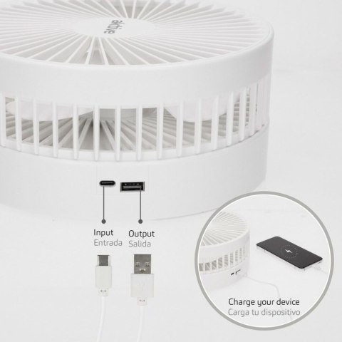 Przenośny składany wentylator Aktive Wielokrotnego ładowania (4 Sztuk)