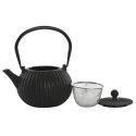 Dzbanek na herbatę Home ESPRIT Czarny Beżowy Stal nierdzewna Żelazo 1 L (2 Sztuk)
