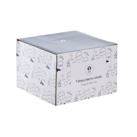 Dzbanek na herbatę Home ESPRIT Czarny Beżowy Stal nierdzewna Żelazo 1 L (2 Sztuk)