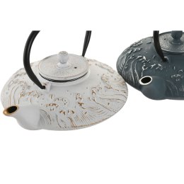 Dzbanek na herbatę Home ESPRIT Niebieski Biały Stal nierdzewna Żelazo 800 ml (2 Sztuk)