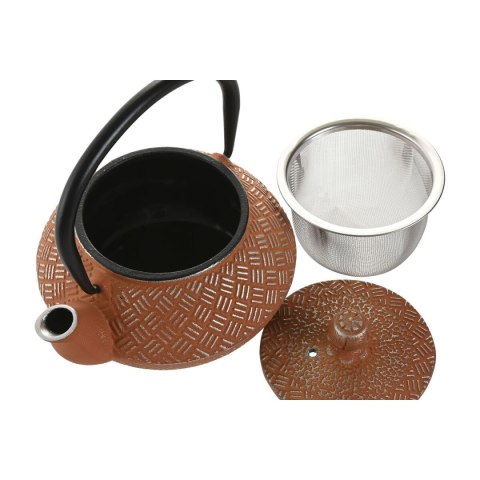 Dzbanek na herbatę Home ESPRIT Żółty Niebieski Pomarańczowy Stal nierdzewna Żelazo 300 ml (3 Sztuk)