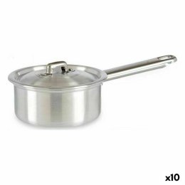 Garnek z Pokrywką Kinvara Srebrzysty Aluminium Ø 12 cm 600 ml 0,6 L 14 x 8 x 26 cm (10 Sztuk)