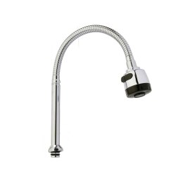 Kitchen Tap Kinvara Czarny Srebrzysty Gumowy Metal Plastikowy Rozsuwany Wielofunkcyjny (12 Sztuk)