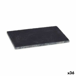 Tacka do przekąsek Kinvara Czarny 10 x 0,5 x 15 cm 15 x 0,5 x 10 cm (36 Sztuk)