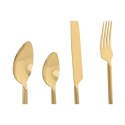 Zastawa stołowa Home ESPRIT Złoty Stal nierdzewna 4,5 x 1,5 x 21 cm 16 Części