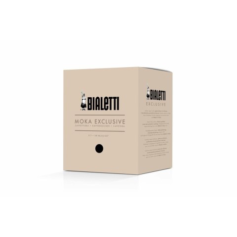 Włoska Kafeterka Bialetti MOKA EXCLUSIVE Czarny Aluminium 3 Šálky