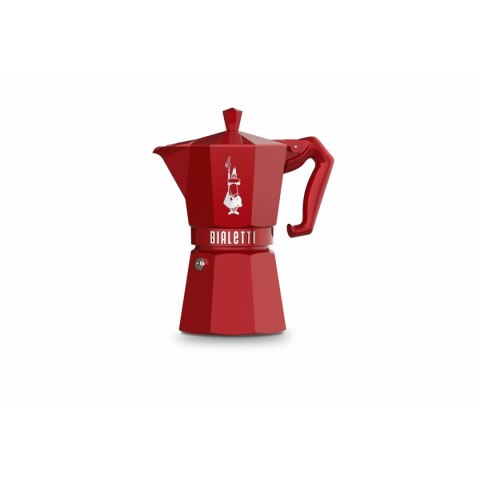 Włoska Kafeterka Bialetti MOKA EXCLUSIVE Czerwony Aluminium 6 Kubki