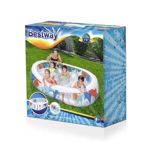Bestway Basen dmuchany Eliptyczny 229x152x51 cm +6 lat Ogród 54066