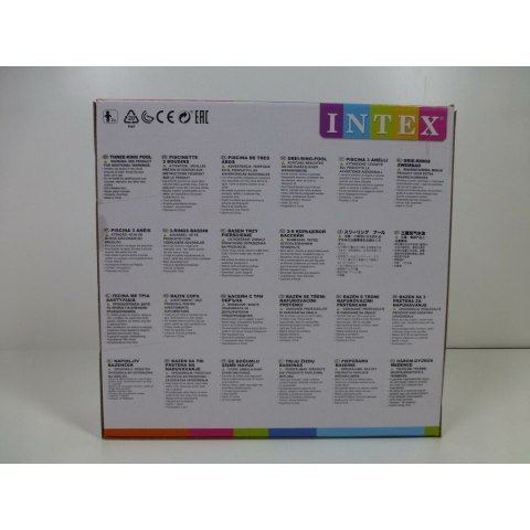 Dmuchany Fotel dla Dzieci Intex Sunset Fiszbiny 131 L 114 x 25 x 114 cm (6 Sztuk)