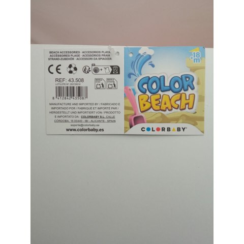 Zestaw zabawek plażowych Colorbaby Taczka polipropylen (12 Sztuk)