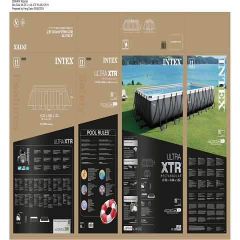 Basen Demontowalny Intex 732 x 132 x 366 cm