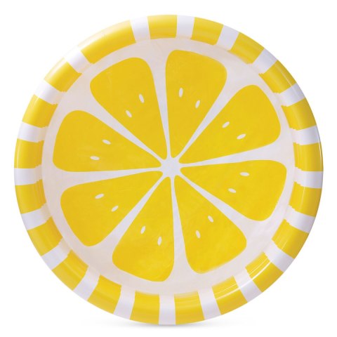 Dmuchany Fotel dla Dzieci Intex Cytrynowa 147 x 33 x 147 cm Żółty (6 Sztuk)