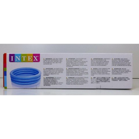 Dmuchany Fotel dla Dzieci Intex Niebieski Fiszbiny 581 L 168 x 40 cm (6 Sztuk)