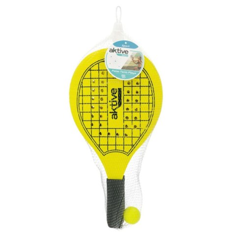 Plażowe łopatki z piłką Aktive Drewno 20,5 x 39,5 cm (24 Sztuk)