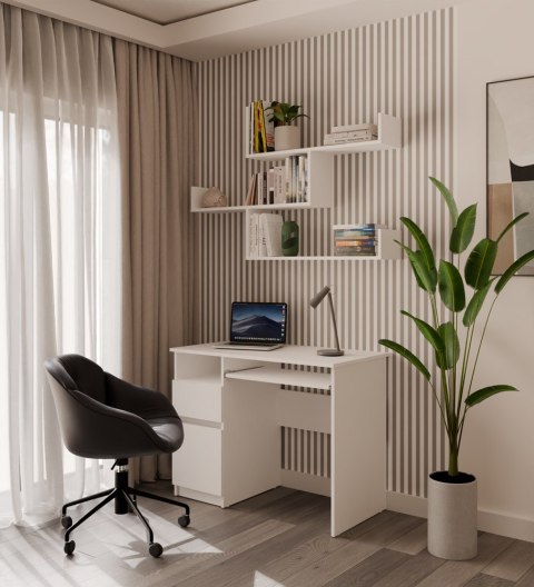 Półki Wiszące KOBI Do Salonu Do Pokoju BIAŁY