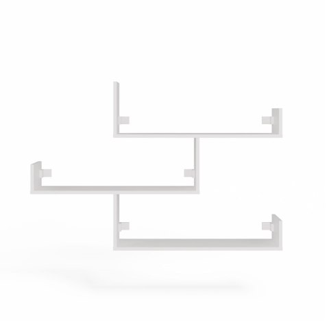 Półki Wiszące KOBI Do Salonu Do Pokoju BIAŁY