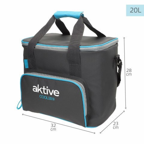 Przenośna Lodówka Aktive 20 L 32 x 28 x 23 cm Czarny (4 Sztuk)