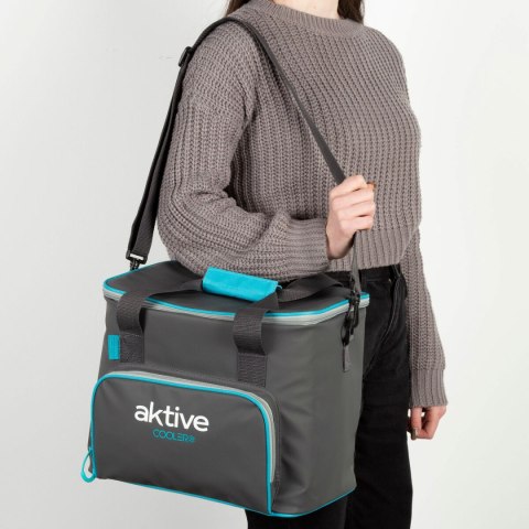 Przenośna Lodówka Aktive 20 L 32 x 28 x 23 cm Czarny (4 Sztuk)