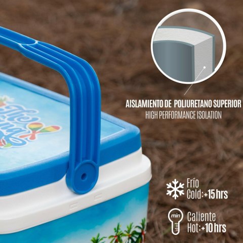 Usztywniana lodówka turystyczna Aktive 5 L 28 x 19 x 21 cm Niebieski (6 Sztuk)