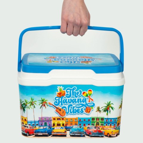 Usztywniana lodówka turystyczna Aktive 5 L 28 x 19 x 21 cm Niebieski (6 Sztuk)