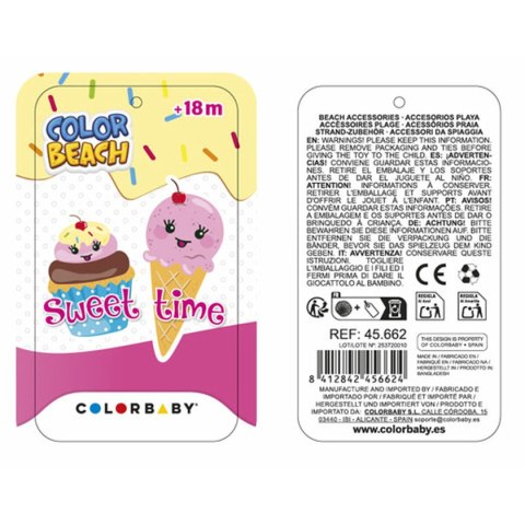 Zestaw zabawek plażowych Colorbaby 15 Części Foremki Lód Cupcake (24 Sztuk)