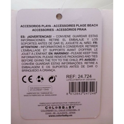 Zestaw zabawek plażowych Colorbaby Ø 14 cm (20 Sztuk)