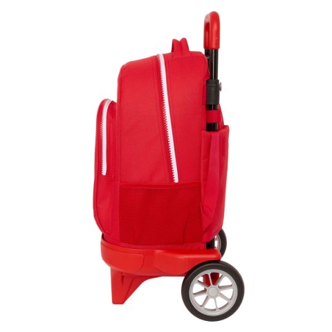 Torba szkolna z kółkami Sevilla Fútbol Club Czerwony 33 x 45 x 22 cm