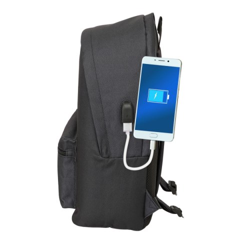 Plecak na Laptopa Harper & Neyer +usb harper & neyer Czarny 31 x 44 x 18 cm