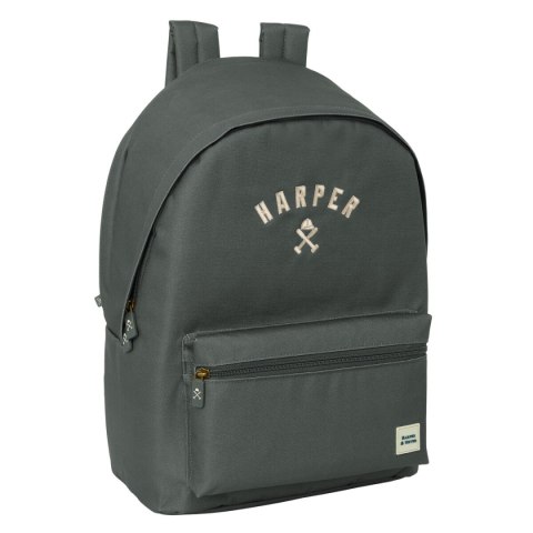 Plecak na Laptopa Harper & Neyer +usb harper & neyer Szary 31 x 44 x 18 cm