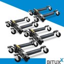 Podnośnik hydrauliczny Bituxx 680kg płaski Rangierwagenheber auto