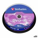 DVD+R Verbatim 4,7 GB 16x 10 Części (20 Sztuk)