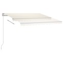 Wolnostojąca, ręcznie zwijana markiza, 350x250 cm, kremowa