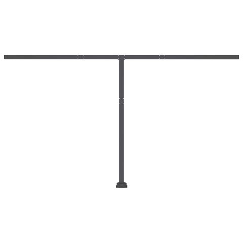 Wolnostojąca, ręcznie zwijana markiza, 400x300 cm, kremowa