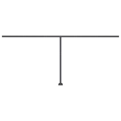 Automatycznie zwijana markiza, LED i czujnik wiatru, 600x300 cm