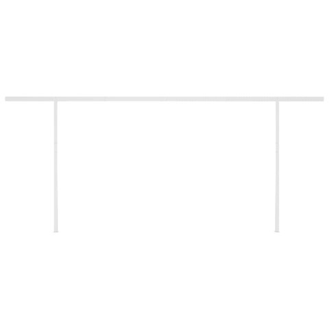 Automatycznie zwijana markiza, LED i czujnik wiatru, 6x3 m