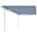 Automatycznie zwijana markiza z słupkami, 5x3,5 m