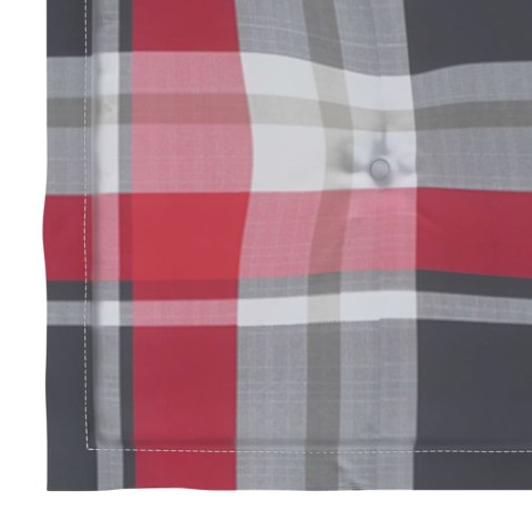 Sztaplowane krzesła ogrodowe z poduszkami, 8 szt., tekowe